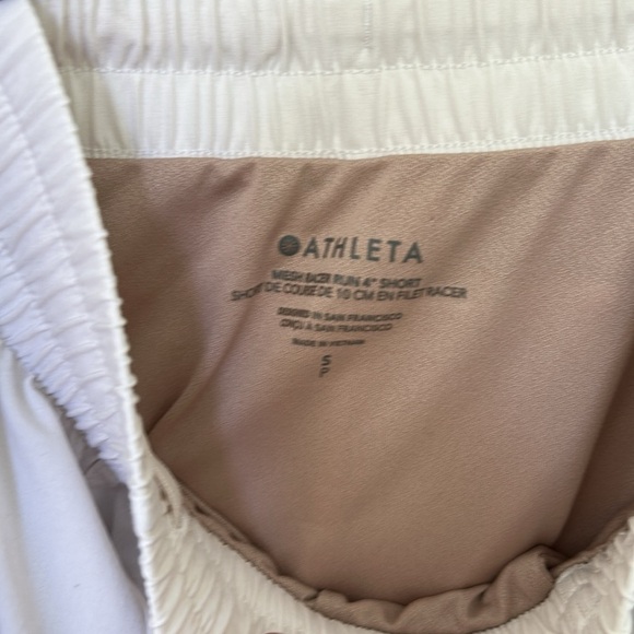 Athleta small Women's White Shorts liner - Picture 5 of 5